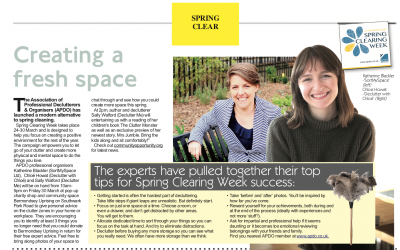 Declutter with Chloë featured in Greenwich Weekender